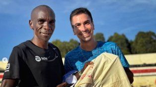Un encuentro soñado. Gastón y Eliud Kipchoge, el mejor maratonista de todos los tiempos.