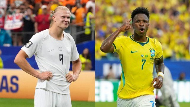 Erling Haaland y Vinicius Jr. se enfrentarán en el Brasil-Noruega de octavos de final del Mundial.