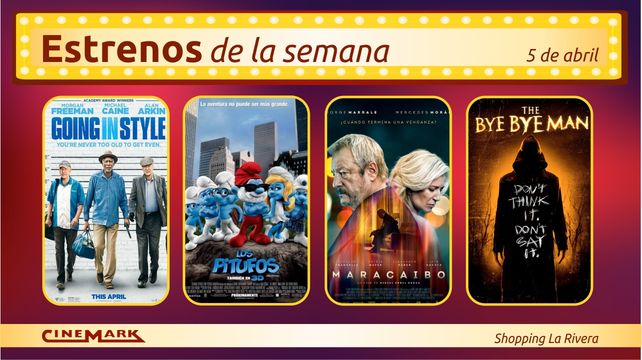 Los estrenos de la semana en las pantallas de Cinemark