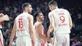Recital de Campazzo en el triunfo de Estrella Roja en la Euroliga