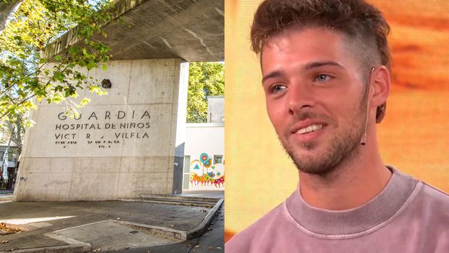 Santi Maratea se puso a disposición del Hospital Víctor J. Vilela