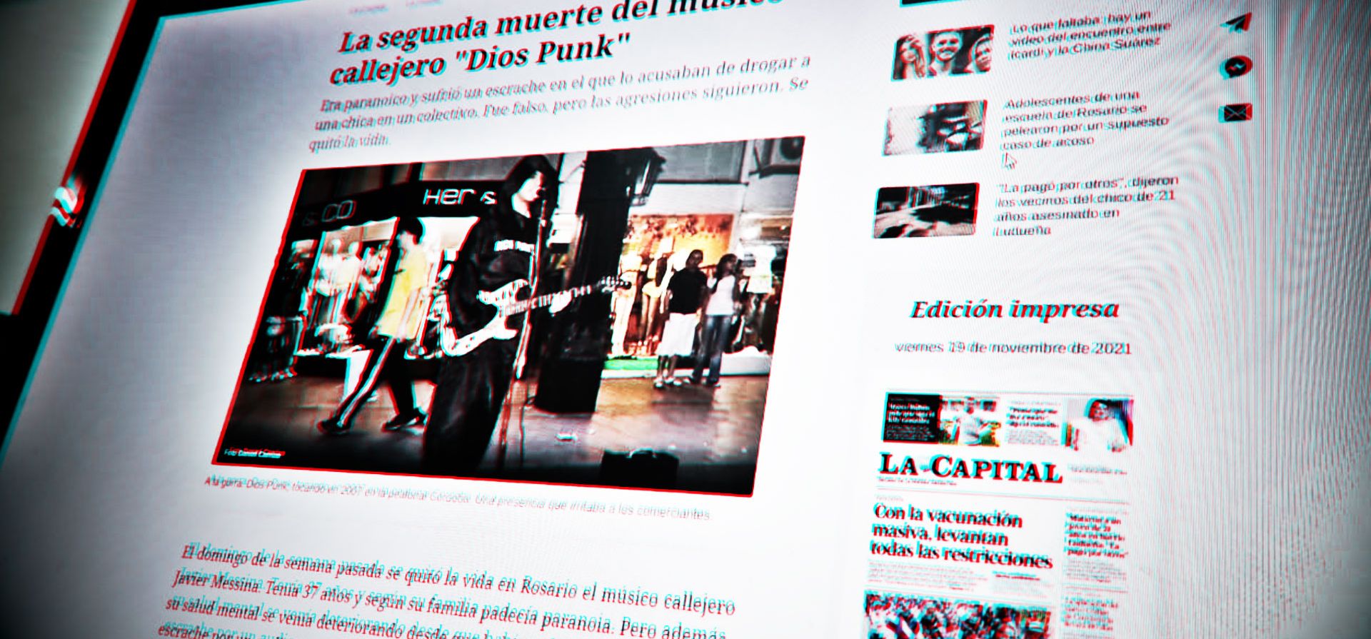 Una nota de La Capital disparó un podcast sobre la muerte del Dios Punk