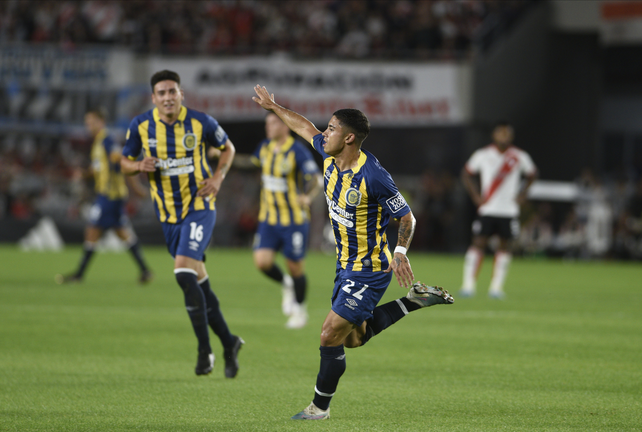 Lautaro Giaccone fue el autor del último gol de Central visitando a River.