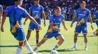 Marco Ruben estuvo en el banco en el clásico, pero no viajó a La Paternal para seguir entrenando.