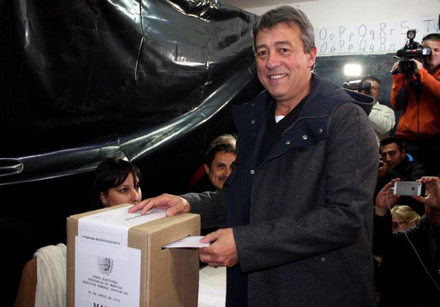 El candidato a gobernador de Mendoza por el Frente para la Victoria (FpV)
