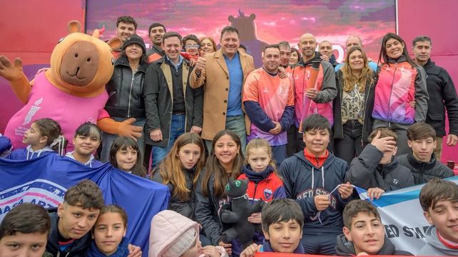 La antorcha de los Juegos Suramericanos pasó por San Lorenzo.