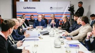 El presidente pleno, Felipe Michlig, en la Convención Reformadora.&nbsp;