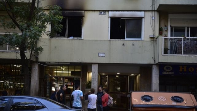 Fuego. El primer piso de Moreno 365