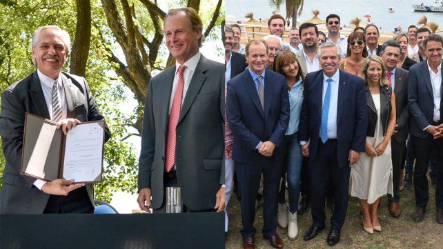 El presidente Alberto Fernández visitó la provincia dos veces en cuatro días.&nbsp;