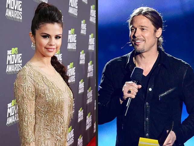 Brad Pitt pone nerviosa a Selena Gomez
