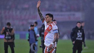 Enzo Pérez se despide de River Plate.