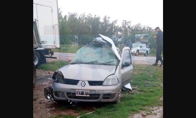 Un espejo de agua provocó un accidente fatal en ruta nacional 18
