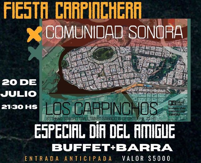 Fiesta Carpinchera en el dia del amigue Fiesta Carpinchera en el dia del amigue