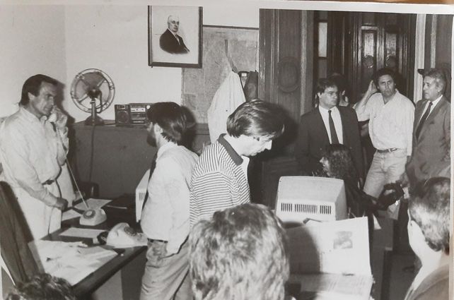 A nueve años de dejar la Fórmula 1, Reutemann saltó a la política y fue gobernador