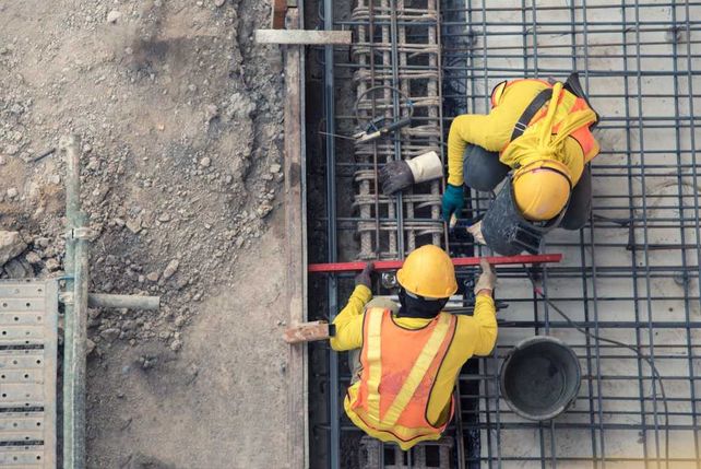 Construcción en espera. El Índice Construya registró una caída interanual de 6