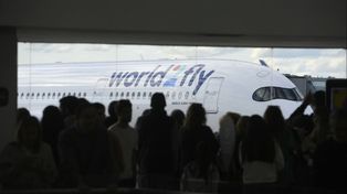 Aterrizó en Rosario el primer vuelo directo desde Madrid