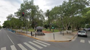 Asalto en la plaza López: le dieron un puñetazo en la cara y le robaron el celular