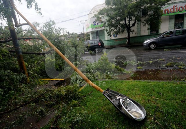 El estado en que quedaron los diferentes barrios tras el paso de la tormenta./ Manuel Testi.