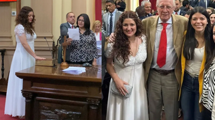 Una diputada salteña juró con anillo y vestida de novia: Hoy me caso con el pueblo