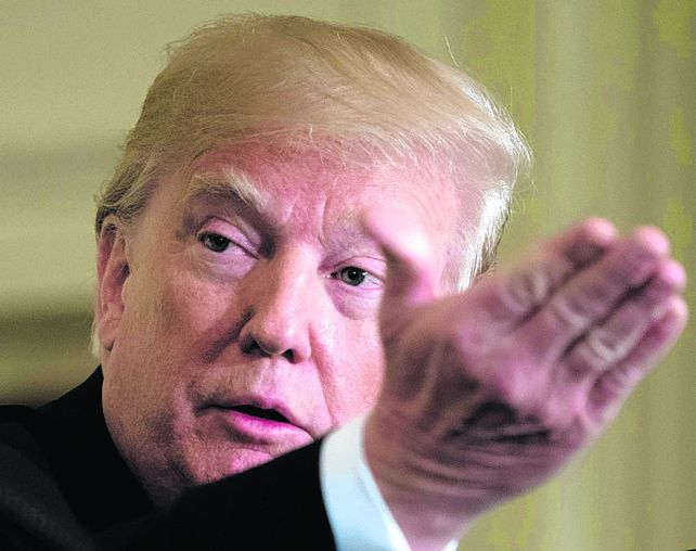 Trump. El presidente de EEUU inició la guerra de aranceles con China.