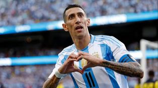 Ángel Di María tiene la mente puesta en la selección, que se prepara para la Copa América.