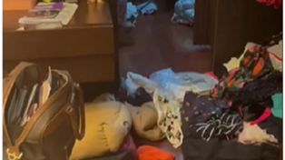 Así quedó una de las habitaciones de la casa del la funcionaria municipal.&nbsp;