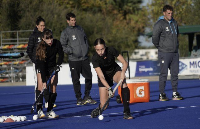 El seleccionado de Las Leoncitas entrenó este viernes en Rosario.