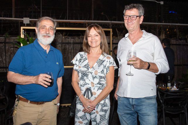 Edgardo Carmona, Flavia Recla y Jorge Salum                                                    