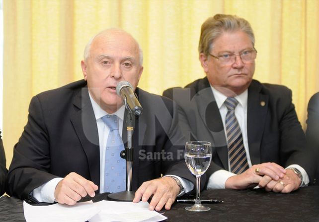 Lifschitz y su vicegobernador Carlos Fascendini