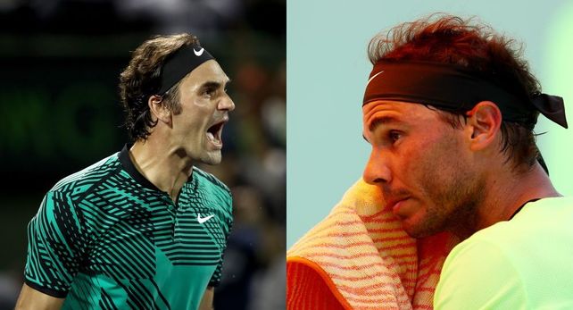 En un nuevo clásico del tenis moderno, Federer y Nadal se disputan el título en Miami