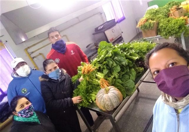 Verduras de hoja y zapallos