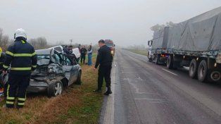 Choque múltiple fatal en la ruta 34: un automovilista falleció cerca de Luis Palacios