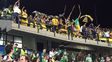 Los hinchas de Central en el Atanasio Girardot de Medellín.