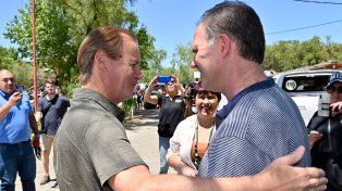 El gobernador Gustavo Bordet y&nbsp;el intendente de Valle María, Mario Sokolovsky