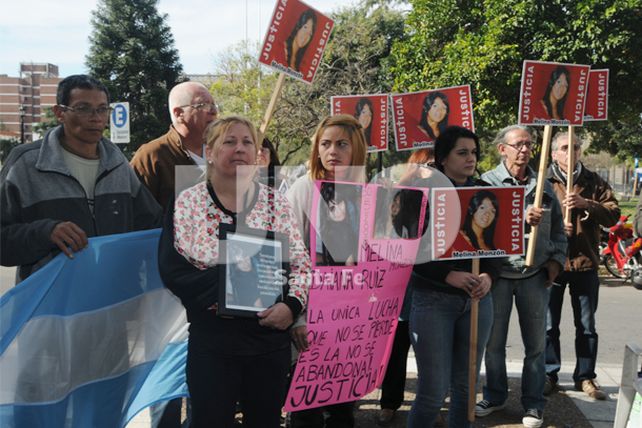 Familiares de Melina marcharon a Tribunales para pedir justicia