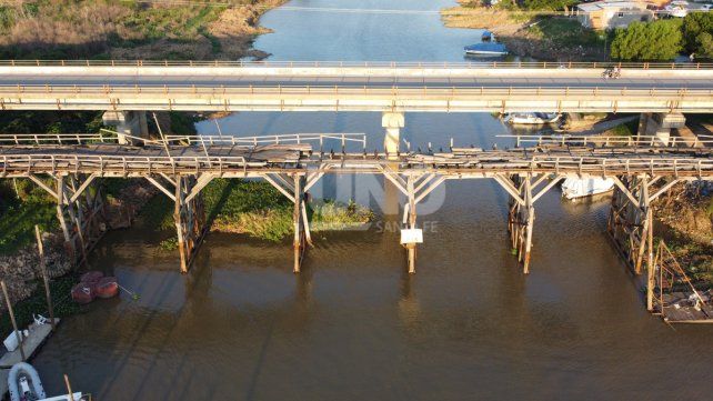 La estructura deteriorada del Puente Palito La estructura deteriorada del Puente Palito
