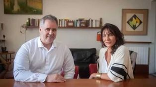 Los diputados cordobeses  Alejandro Topo Rodríguez y Natalia De la Sota.
