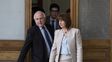 Bullrich y Lifschitz se mostraron más relajados luego de los fuertes cruces de los últimos días.