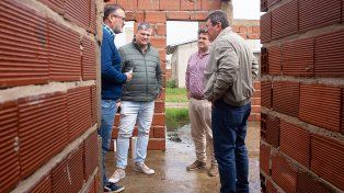 IAPV recorrió obras y verificó estado de avance remarcando la posibilidad de trabajar en conjunto con los municipios para poder terminar las viviendas