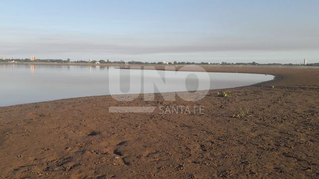 No se podrá cruzar la laguna Setúbal a pie aunque el río Paraná llegue a cero