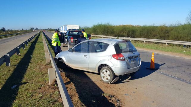 Buscan a un camión que sería el causante de un accidente sobre la Circunvalación Oeste