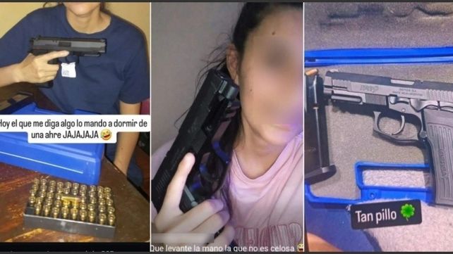 Pasarán a disponibilidad a los policías de Santa Fe que se viralizaron posando con sus armas reglamentarias