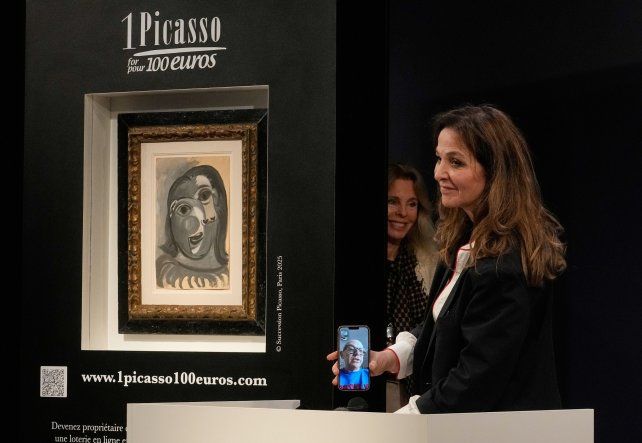Compró una rifa de cien euros y ganó un Picasso valuado en un millón