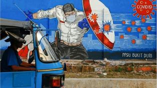 El arte urbano se inspira en la pandemia
