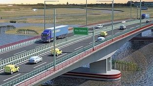 Según Qüesta, la obra del puente Santo Tome - Santa Fe es la única en la región que está en condiciones de licitar.