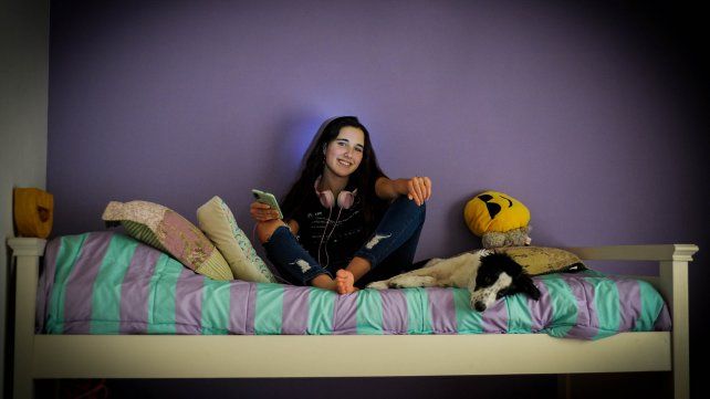 Delfina y la música.