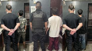 Los acusados en el microcentro tienen menos de 22 años.