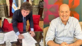 Milei dijo que si se aprueba la Ley Bases hará cambios en el Gabinete.