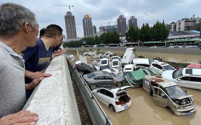 Impactantes imágenes de las inundaciones en China