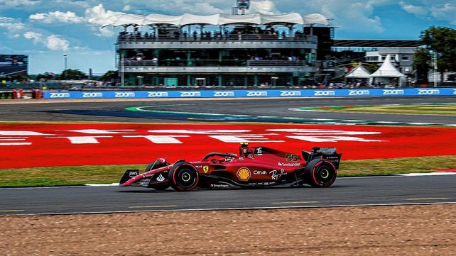 Sainz fue el más veloz en la 2ª sesión de F1 en Silverstone